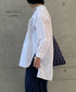 NMDS26222 60s ORGANIC CAMBRIC WITH EMB BANDED COLLAR EMB TUNIC
