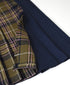 NOD2501PW ILISH LINEN LOW WAIST PLEATS WRAP SKIRT LENGTH 80cm