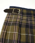 NOD2501PW ILISH LINEN LOW WAIST PLEATS WRAP SKIRT LENGTH 80cm