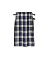 NOD2601 IRISH LINEN LOW WAIST ACCORDION LONG KILT LENGTH 80㎝ (WITH PIN)