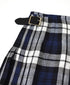 NOD2601 IRISH LINEN LOW WAIST ACCORDION LONG KILT LENGTH 80㎝ (WITH PIN)