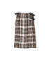 NOD0901 ILISH LINEN LOW WAIST PLEATS WRAP SKIRT LENGTH 80cm (WITH PIN)