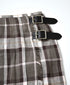 NOD0901 ILISH LINEN LOW WAIST PLEATS WRAP SKIRT LENGTH 80cm (WITH PIN)