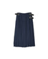 NOD0901 ILISH LINEN LOW WAIST PLEATS WRAP SKIRT LENGTH 80cm (WITH PIN)