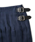 NOD0901 ILISH LINEN LOW WAIST PLEATS WRAP SKIRT LENGTH 80cm (WITH PIN)