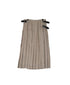 NOD0901 ILISH LINEN LOW WAIST PLEATS WRAP SKIRT LENGTH 80cm (WITH PIN)