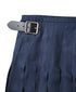NOD0901 ILISH LINEN LOW WAIST PLEATS WRAP SKIRT LENGTH 80cm (WITH PIN)