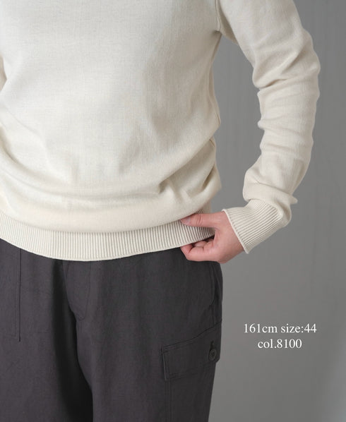 CHT2601 LONG SLEEVE BOAT NECK PULLOVER