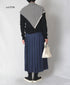 CLNAM2402S COTTON STRIPE TRIANGLE SCARF