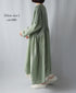 NMDS26232D 80s ORGANIC MICRO CHECK OVERDYE MINI PINTUCK PULLOVER DRESS