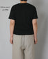 GMDSH2621 COTTON/LINEN SINGLE JERSEY CREW NECK T-SHIRTS