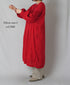 INMDS26011D AUTOLOOM LINEN/CO PLAIN OVERDYE BACK OPENING CREW-NECK SHIRTS DRESS WITH MINI PINTUCK