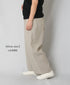 GNMDS2502FL 40s FRENCH LINEN DYED CANVAS 2TUCK WIDE EASY PANTS