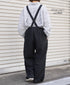 ISNAM2604D LINEN/COTTON PLAIN OVERDYE ADJUSTER TACK PANTS WITH SUSPENDERS