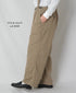 ISNAM2604D LINEN/COTTON PLAIN OVERDYE ADJUSTER TACK PANTS WITH SUSPENDERS