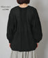 INMDS25012D AUTO LOOM COTTON/LINEN PLAIN OVERDYE BACK OPENING CREW-NECK SHIRT