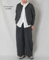 NNSL26012 14GG 1PLY HIGH TWIST COTTON CREW-NECK CARDIGAN