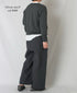 NNSL26012 14GG 1PLY HIGH TWIST COTTON CREW-NECK CARDIGAN