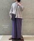 INMDS26085 80s VOILE SQUARE BLOCK PRINT EASY PANTS
