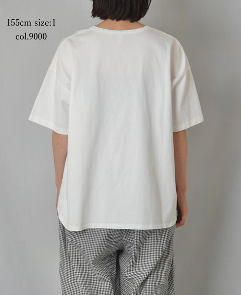 AMDS2601 COTTON JERSEY CREW-NECK T-SHIRT