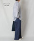 NVL1861LW 60s LINEN CHAMBRAY REGULAR COLLAR L/SL OVERSIZED SHIRT