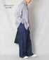 NVL1861LW 60s LINEN CHAMBRAY REGULAR COLLAR L/SL OVERSIZED SHIRT