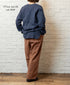 INHT2603CCD COTTON CHECK OVERDYE HENLEY NECK SHIRT
