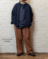 INHT2613CLD COTTON LINEN PLAIN OVERDYE EASY PANTS