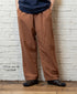 INHT2613CLD COTTON LINEN PLAIN OVERDYE EASY PANTS