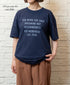 ANHT2601P01 CREW NECK T-SHIRT "WORK USE ONLY"PRINT