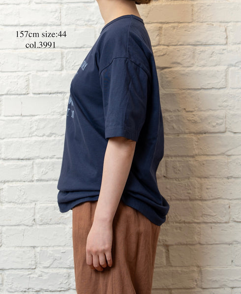 ANHT2601P01 CREW NECK T-SHIRT "WORK USE ONLY"PRINT