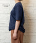 ANHT2601P01 CREW NECK T-SHIRT "WORK USE ONLY"PRINT