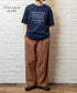ANHT2601P01 CREW NECK T-SHIRT "WORK USE ONLY"PRINT