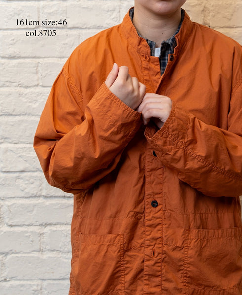 INHT2602CP 60s COTTON POPLIN OVERDYE STAND COLLAR COVERALL