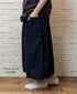 INHT2514CLD COTTON LINEN PLAIN OVERDYE EASY SKIRT