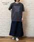 ANHT2601P01 CREW NECK T-SHIRT "WORK USE ONLY"PRINT