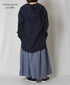 INHT2604CP 60s COTTON POPLIN OVERDYE HOODED PULLOVER SHIRT