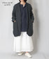 NVL2601LD 50s LINEN PLAIN (OVERDYE) TAILORED LONG JACKET