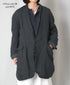NVL2601LD 50s LINEN PLAIN (OVERDYE) TAILORED LONG JACKET