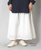INAM2624 60s COTTON LAWN WASH PLEATED EASY SKIRT WITH LINING