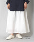 INAM2624 60s COTTON LAWN WASH PLEATED EASY SKIRT WITH LINING
