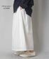 INAM2624 60s COTTON LAWN WASH PLEATED EASY SKIRT WITH LINING