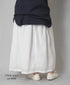 INAM2624 60s COTTON LAWN WASH PLEATED EASY SKIRT WITH LINING