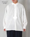 INAM2622 60s COTTON LAWN WASH WORK GATHERED SHIRT