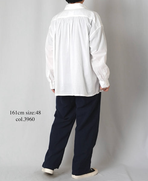 INHT2613CLD COTTON LINEN PLAIN OVERDYE EASY PANTS
