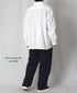 INHT2613CLD COTTON LINEN PLAIN OVERDYE EASY PANTS