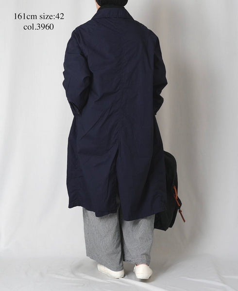 INHT2601CP 60s COTTON POPLIN OVERDYE BALMACAAN COAT