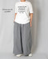 ANHT2601P01 CREW NECK T-SHIRT "WORK USE ONLY"PRINT