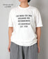 ANHT2601P01 CREW NECK T-SHIRT "WORK USE ONLY"PRINT