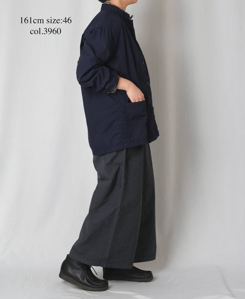 INHT2602CP 60s COTTON POPLIN OVERDYE STAND COLLAR COVERALL
